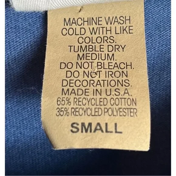 Eco Mountain Muir Woods National Monument Shirt | Colors: Blue & White | Size: S - Picture 6 of 6